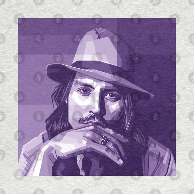 Johnny Depp Purple by lots of artWork